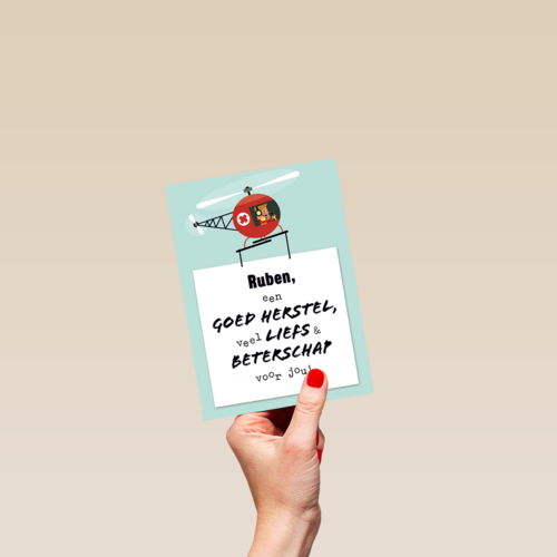 Hopelijk krik je gauw weer op