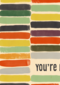 You&sbquo;&Auml;&ocirc;re Invited Kleurrijke Strepen