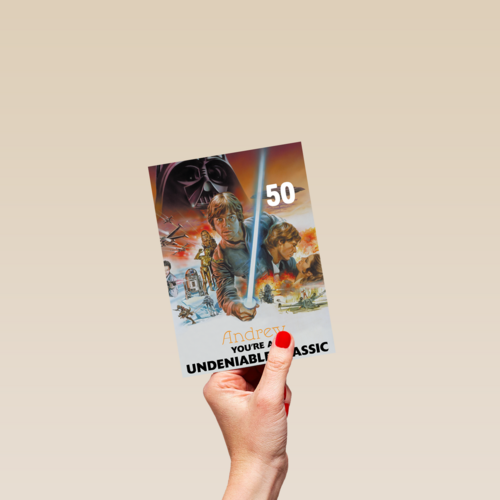 verjaardag kaart man star wars classics