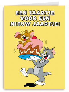 Taartje voor nieuw jaartje Tom en Jerry