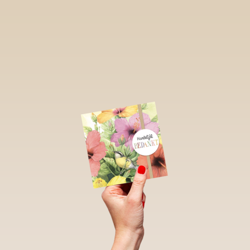 marjolein bastin hartelijk bedankt bloemen bedankt