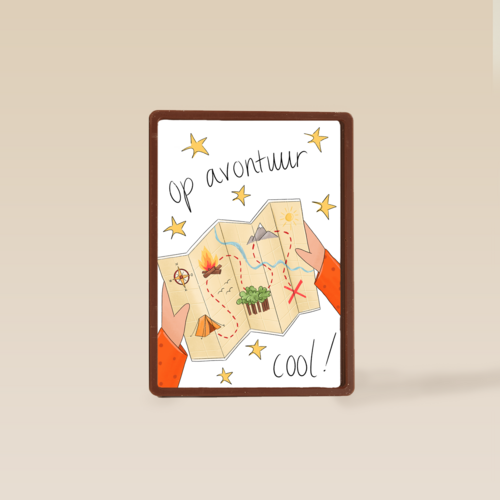 op kamp kaart schatkaart
