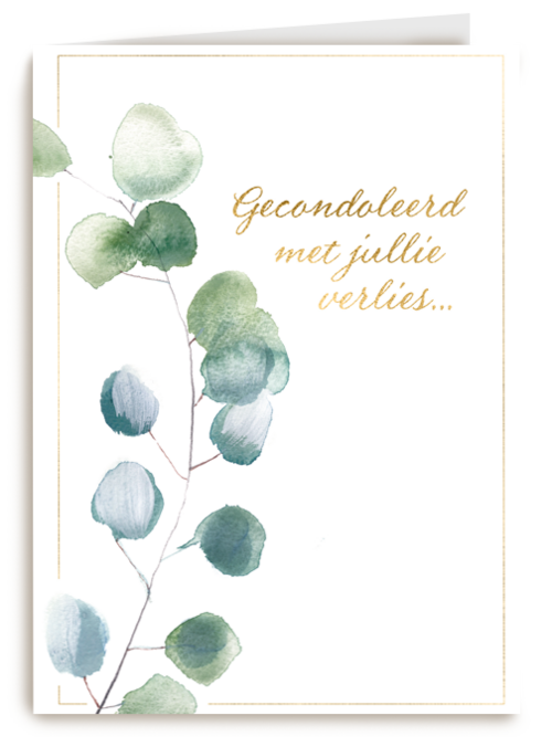 Gecondoleerd met jullie verlies