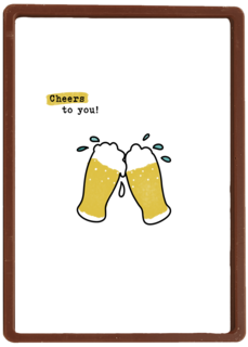 Verjaardagskaart Cheers To You Beer