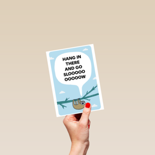 Hang in there and go slooooow