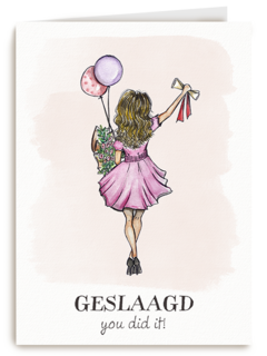 Geslaagd You Did It Vrouw