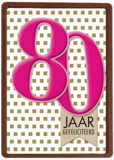 tachtig roze blokken