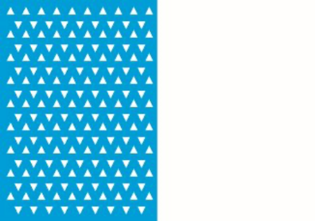 zeventig blauw driehoeken