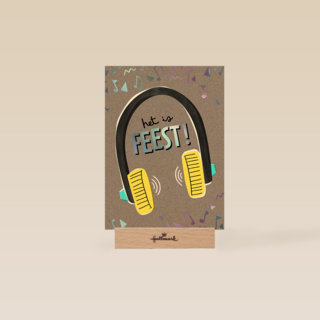 Lentefeest Het Is feest koptelefoon