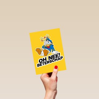 Beterschapskaart Donald Duck