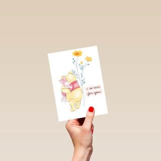 sterkte kaart winnie de poeh knorretje i am here for you