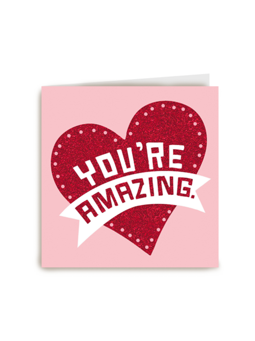 Valentijnskaart vriendschap Hart you are amazing