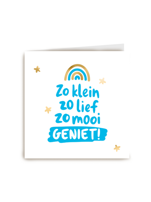 geboorte zoon felicitatie zo klein zo lief