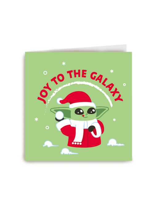 Star Wars kerstkaart Joy to the Galaxy