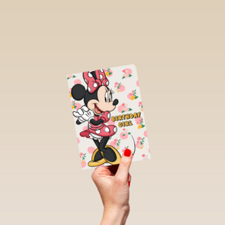Verjaardagskaart Minnie Mouse Birthday Girl