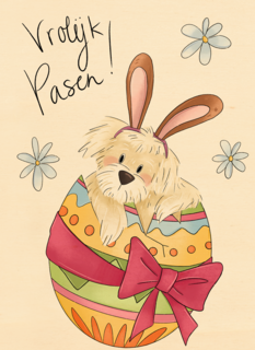 pasen kaart matia vrolijk pasen