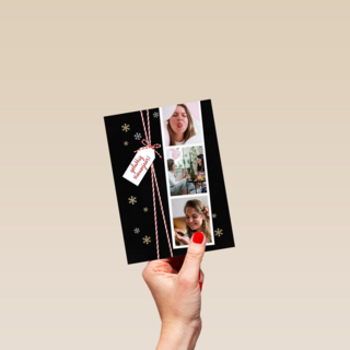 nieuwjaar fotokaart fotostrip 3 kaders