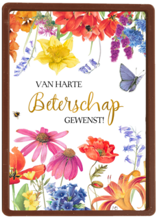 beterschapskaart van harte beterschap gewenst