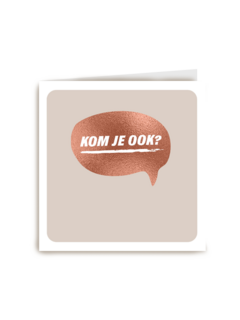nieuwjaarskaart uitnodiging kom je ook