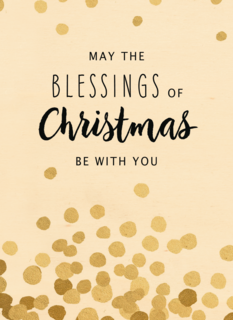 kerst blessings religieus