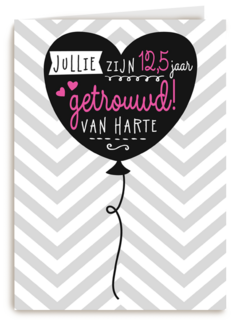 ballon twaalf en half jaar getrouwd
