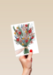 Blanco kaart bos bloemen Matia Studio powervrouw