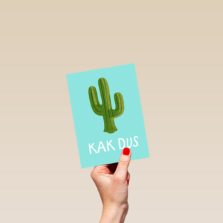 Beterschapskaart grappig Kak dus gezakt