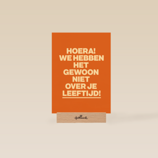 verjaardag kaart vrouw niet over je leeftijd
