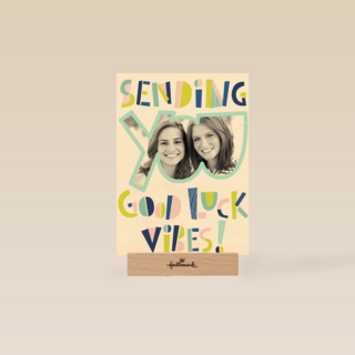 sending you good luck vibes met foto