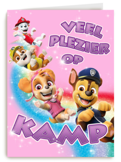 Paw Patrol veel plezier op kamp