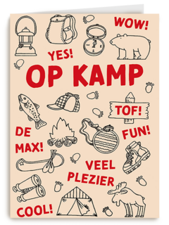 Op kamp veel plezier