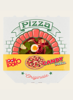 Pizza van Snoep