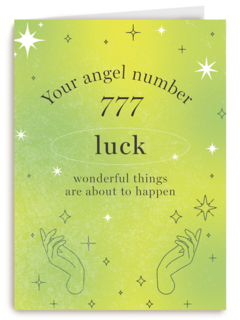Angel Numbers 777 luck stijlvol