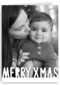 fotokaart met merry xmas als tekst