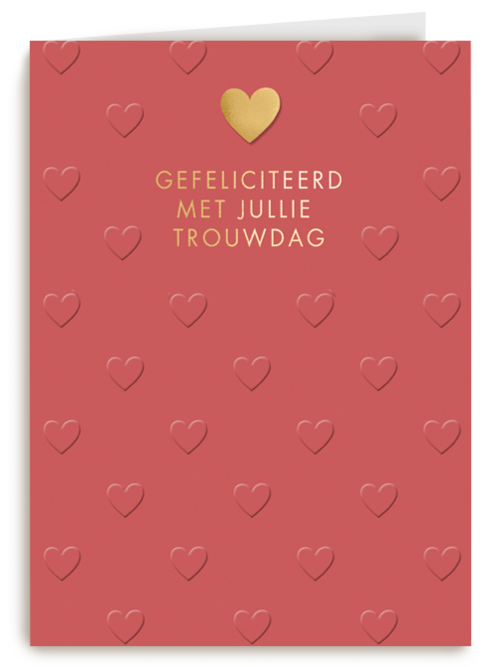 Gefeliciteerd met jullie trouwdag harten
