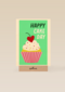 Verjaardagskaart Happy Cake Day Cupcake