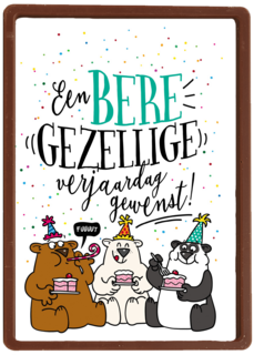 verjaardagskaart een beregezellige verjaardag gewenst