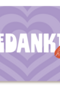 Bedankt harten kus