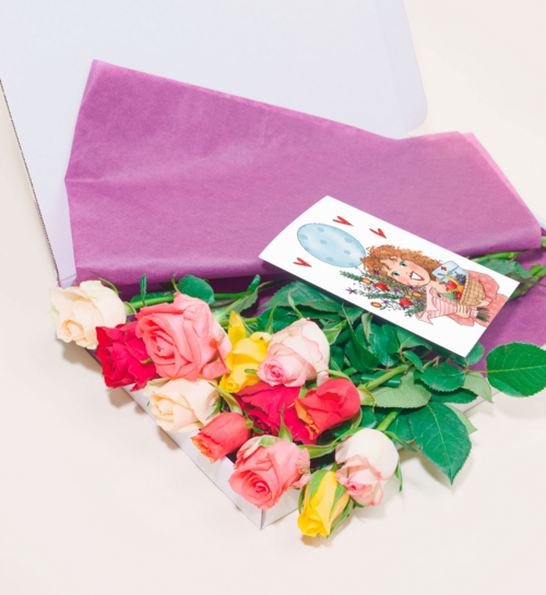 Brievenbusbloemen Rozen Taylor