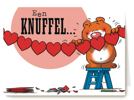 funny mail een knuffel