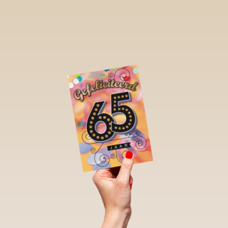 leeftijd vijfenzestig gefeliciteerd