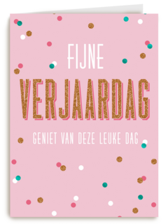 verjaardag kaart vrouw fijne verjaardag geniet van deze leuke dag