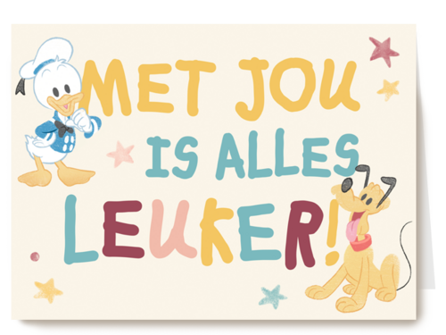 liefde kaart donald duck