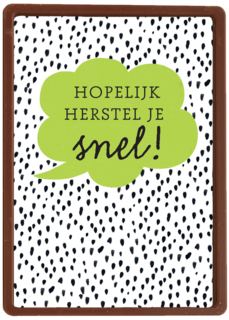 Beterschapskaart operatie Hopelijk herstel je snel