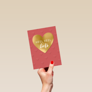 valentijnskaart stijlvol beterschap sterkte heel veel liefs