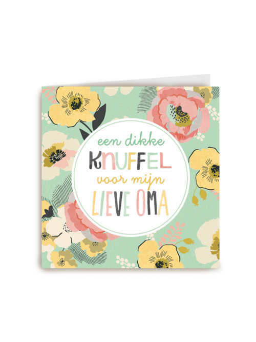 moederdag hip een dikke knuffel voor mijn lieve oma