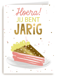 hoera taart jij bent jarig