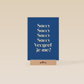 AndC Sorry vergeef je me