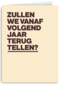 verjaardagskaart vrouw man grappig terugtellen