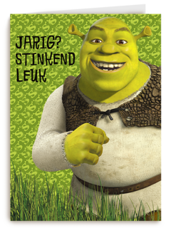 Shrek Jarig Stinkend Leuk